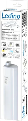 Produktbild von Ledino Eckenheim 900, Deckenleistenleuchte, Drinnen, Kunststoff, IP20, Warmweiß, LED