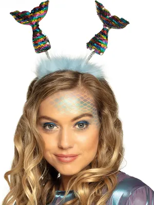 Immagine prodotto di Cerchietto per capelli da sirena per carnevale colorato - taglia unica