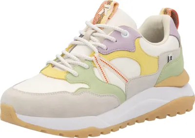 A single sneaker is shown from a side-angle on a white background.