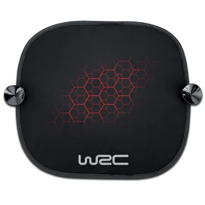 Produktbild von WRC Auto Sonnenschutz Seitenscheibe faltbar Klar/Schwarz 36cm
