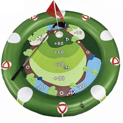 Produktbild von Aufblasbares Pool Spielzeug Golf, schwimmendes Wasserspiel für Kinder & Familie, Sommer Pool Party Spiel mit Spaßfaktor