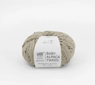 Zdjęcie produktu dla Włóczka Gabo Wool Baby Alpaca Tweed T403 / chałwa