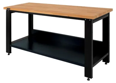 Produktbild von Freistehende Werkbank Profiline XXL 170 x 69 cm mit 1000 kg Traglast oder 110 x 69 cm modular aus robustem Stahl und Holz