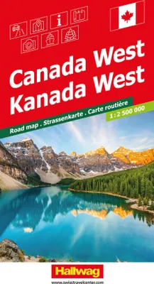 Produktbild von Hallwag Strassenkarte Kanada West 1:2,5 Mio.