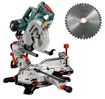 Produktbild von Metabo Kappsäge KGSV 72 XACT SYM Zugfunktion Leistensäge Paneelsäge + 1 HM-Blatt