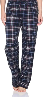 Produktbild von Normann Damen Flanell Schlafanzug Hose kariert – Schlafhose ideal zum relaxen ; navy , 48