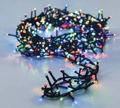 Produktbild von DecorativeLIghting Farbige Weihnachtsbeleuchtung Microcluster - 16 Meter - 800 LED-Lichter