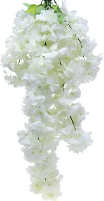 Produktbild von Kirschblütenzweig Kunstblume Dekozweig Weiß 75cm Frühling Deko Hochzeit