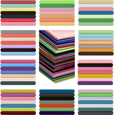 Produktbild von 70 Stück 10x10 Zoll Baumwollstoff Quilting Bündel, Bedruckte Patchwork Stoffe mit Blumenmuster für DIY Nähprojekte