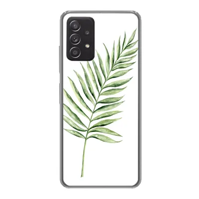 Produktbild von MuchoWow® Handyhülle Schutzhülle Hülle für Samsung Galaxy A33 5G Pflanze - Aquarell Silikon Softcase Handy Hülle - Kartenhalter