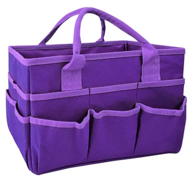 Produktbild von Faltbarer Schreibtisch-Organizer - Polyester - Lila