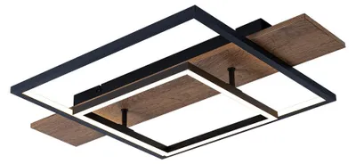 Produktbild von LED Deckenleuchte, Metall, Schwarz, Memoryfunktion