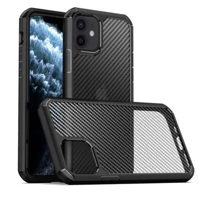 Obrázok produktu pre Smartphonica iPhone 12/12 Pro carbon case - Black