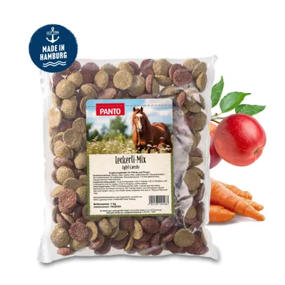 Produktbild von PANTO Leckerli Apfel & Karotte 1kg - Pferdeleckerli Belohnung