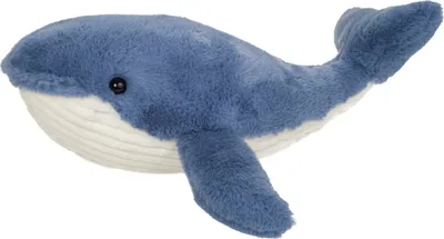 Immagine prodotto di Teddy Hermann Walfisch Waltraud, Plüschtier, Wal, Herzekind, Plüsch, Blau, Weiß, 44 cm, 939542