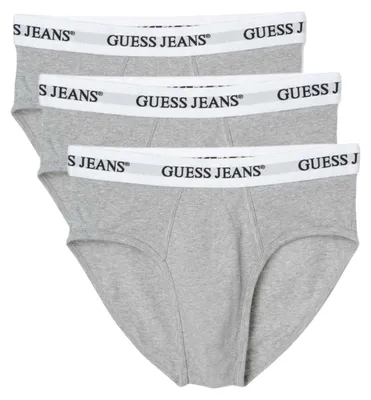 Produktbild von Guess - Slips für Herren, Regulär (3er-Pack) NA746 (S) (Grau)