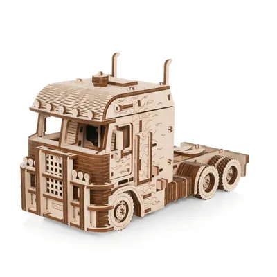 Image de puzzle 3D, Road King Truck, EWA, bois, 478 pices