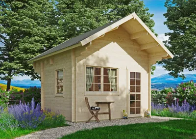 Produktbild von Satteldach Gartenhaus Modell Boden-1