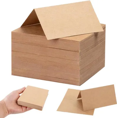 Productafbeelding van Papieren tafelkaarten, 150 stuks, 9 x 10 cm, geschikt voor communievieren