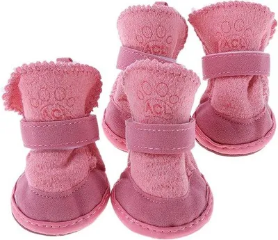 Productafbeelding van Beschermende Hondenschoenen met Warme Voering - Antislip Potenbescherming voor Kleine Honden