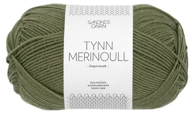 Produktbild von Sandnes Tynn Merinoull 50g - Merino Schurwolle 9062 olivengroon