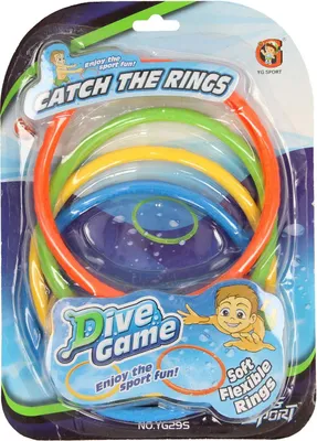 Image de Anneaux de plongée pour enfants et adultes, destinés à l'apprentissage de la plongée et aux jeux aquatiques
