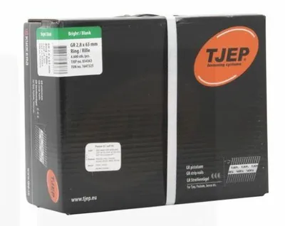 Imagen del producto de Clavos anulares TJEP GR28/63 BKRI - 4600 unidades.