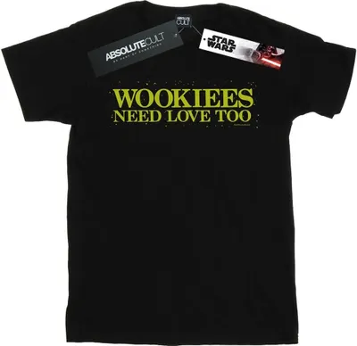 Produktbild von Star Wars - "Wookiees Need Love Too" T-Shirt für Herren BI46588 (4XL) (Schwarz)