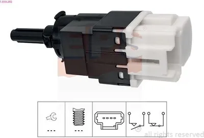Produktbild von EPS Bremslichtschalter 1.810.292 für RENAULT Clio III Schrägheck (BR0/1, CR0/1) mechanisch