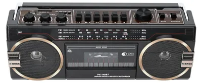 Obrázok produktu pre Lychee Prenosný kazetový prehrávač s AM/FM/SW rádiom - Vintage zvuk