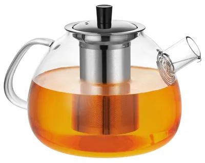 Productafbeelding van Theepot met Zeef, 1,6 Liter, Borosilicaatglas