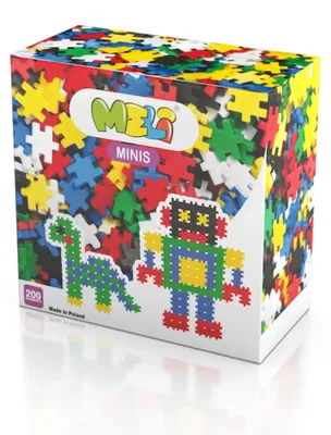 Produktbild von Meli Minis 200er-Set – Kreative Konstruktionsbausteine für Kinder ab 3 Jahren