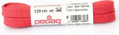 Immagine prodotto di Lacci Pedag piatti larghi 120 cm, rossi