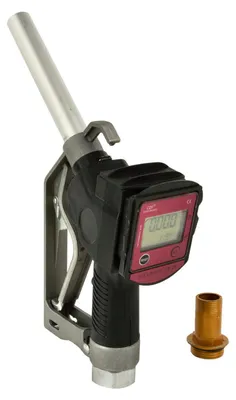 Immagine prodotto di Erogatore gasolio, pistola contalitri diesel e olio, display LCD 60 l/min, ugello rifornimento con flussometro digitale
