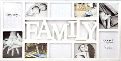 Produktbild von Nielsen Family Collage weiß Kunststoff Galerie       8999331