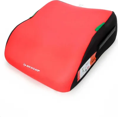 Produktbild von Kindersitzerhöhung nach UN/ECE R129, Autositzerhöhung für Kinder von 135 – 150 cm, Sitz anatomisch geformt, Polyester-Bezug abnehmbar und waschbar, rot