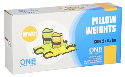 Produktbild von WW01 YELLOW GEWICHTSMANSCHETTEN 2 x 0,7 KG ONE FITNESS