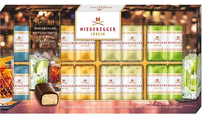 Produktbild von Niederegger Marzipan Klassiker Variationen alkoholisch 200g