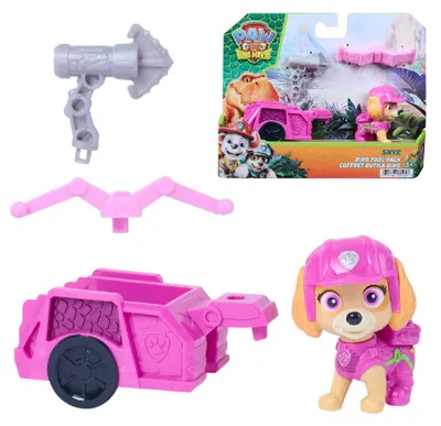 Produktbild von PAW Patrol : Der Dino Film, Skyes Dino Werkzeug-Pack, Skye-Figur mit Anhänger und Werkzeugen, 3 Jahr(e), Mehrfarbig, Kunststoff