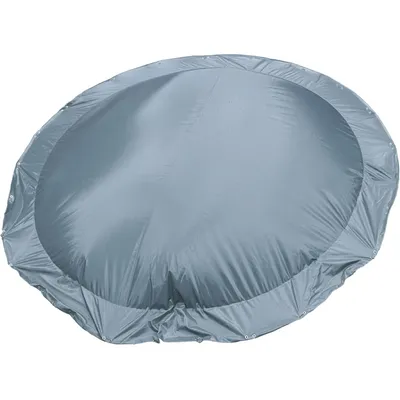 Produktbild von Luftkissen Poolabdeckung CF Aeroshield, aufblasbare Abdeckplane rund Ø 500 cm, 580 g/m² grau mit Ösen und Spannseil