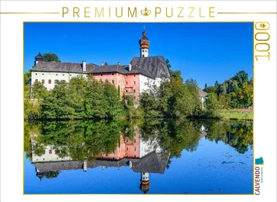 Produktbild von CALVENDO Puzzle Kloster Höglwörth, Höglwörth | 1000 Teile Lege-Größe 64x48cm Foto-Puzzle für glückliche Stunden