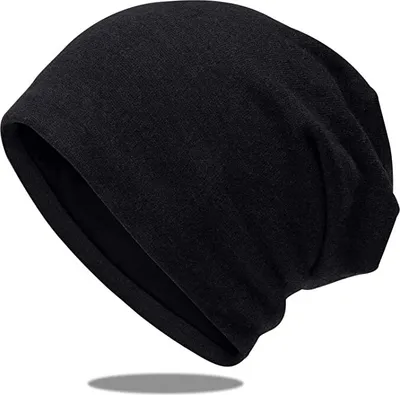 Produktbild von Slouch Beanie Mütze Damen und Herren Baumwolle Elastisch Uni
