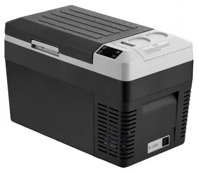 Produktbild von 25 l tragbare Kompressor Kühlbox - Mini Auto Kühlschrank Gefrierbox - Für Auto und Camping - Einzonen Kühlung - PP Gehäuse - Armeegrün
