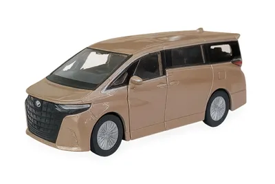 Produktbild von TOYOTA ALPHARD 2024 Modellauto aus Metall mit Rückzug Modell Auto Spielzeugauto 29 (Champagner-Metallic)