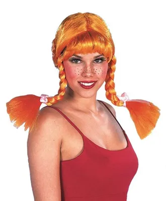 Produktbild von Perücke Pippi Langstrumpf orange