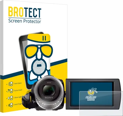 Produktbild von BROTECT Entspiegelungs Schutzglas für Sony FDR-AX53 Schutzfolie Panzer Folie Glas Display Schutz matt