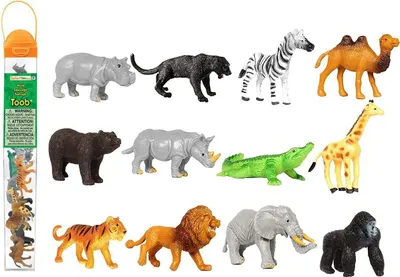 Produktbild von Safari 695004 Wilde Tiere Toob Mini Spielfiguren - Set