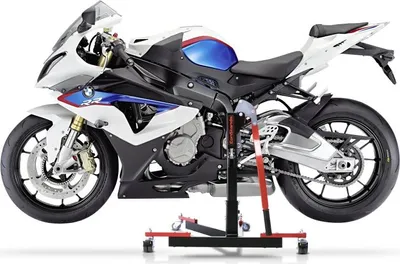Image de Béquille centrale CS Power Evo pour BMW S 1000 RR 09-13 Rouge