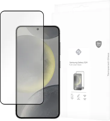 Produktbild von Schutzfolie Samsung Galaxy S24 - Panzerglas - Cazy - Schwarz