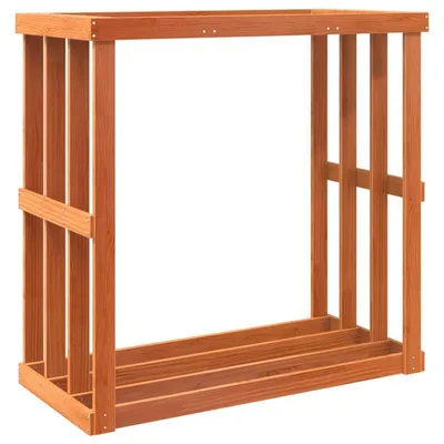 Obrázok produktu pre Sklad na drevo na otop, s dažďoodolným krytom a vyrobený z masívneho dreva, rozmer 109x52x106 cm
